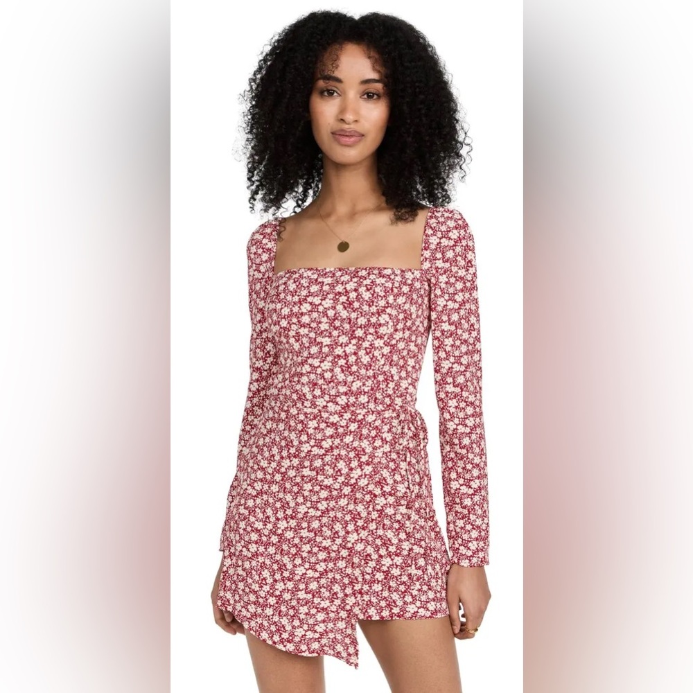 NEW - Reformation Rosalie Dress - Amaro